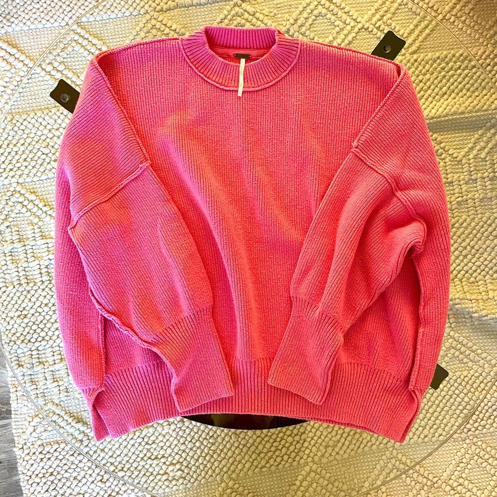 Free People cotton sweater small
